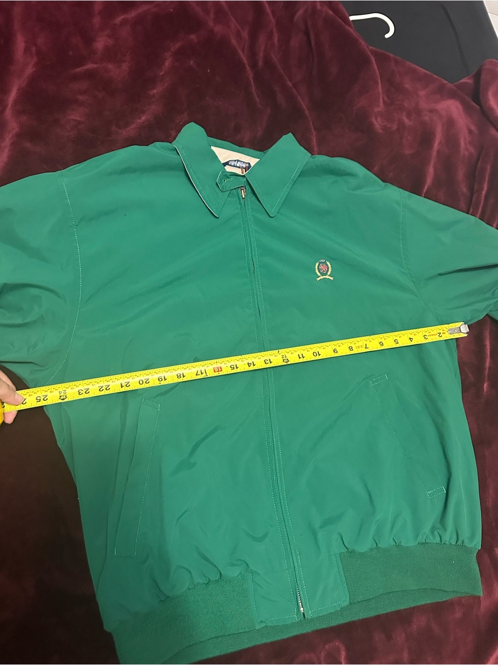 Tommy Hilfiger Green Windbreaker Jacket - Picture 12 of 16